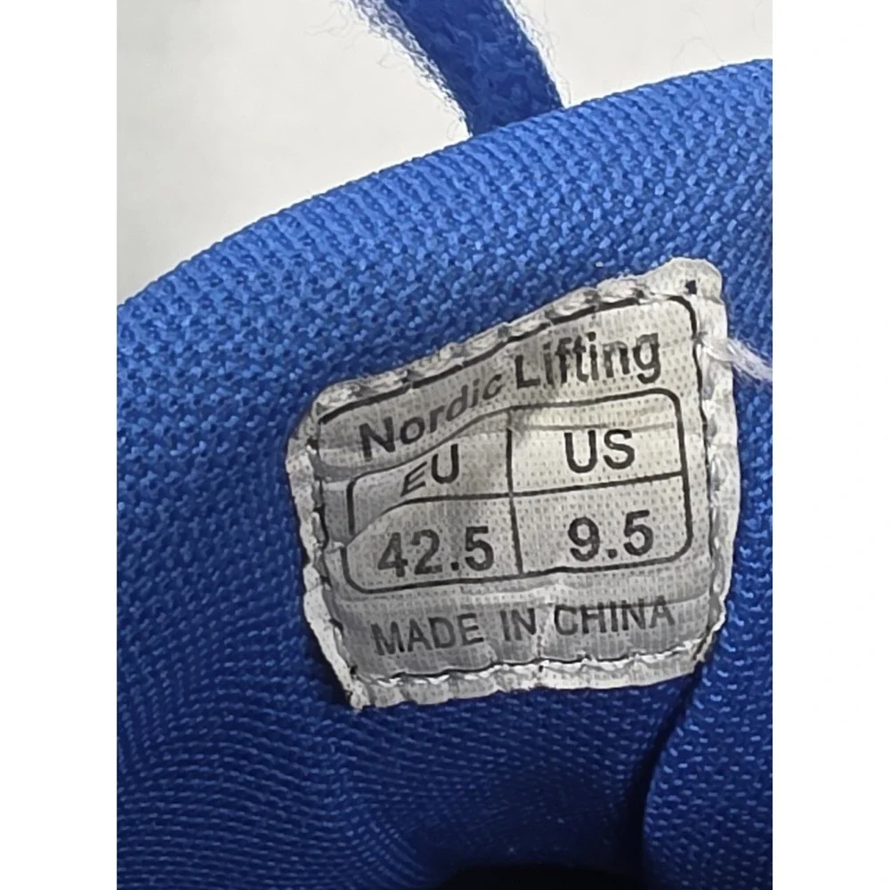 Mens Blue Nordic Lifting Powerlifting Shoes‎ for Heavy Weightlifting Size 905